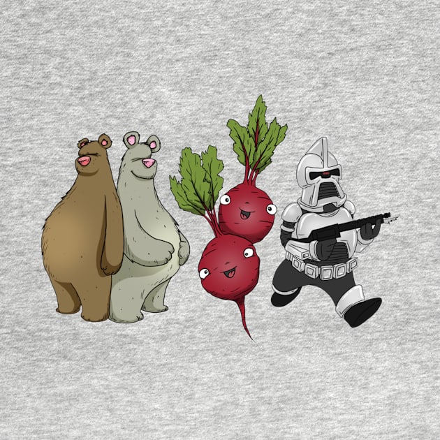 funny bears, beets, battlestar galactica by JemmyTT